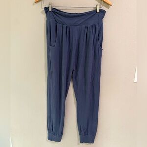 Asquith Navy Bamboo Jogger Pants Size M